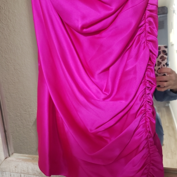 The Sei Ruched Silk Asymmetric Mini - Picture 10 of 13